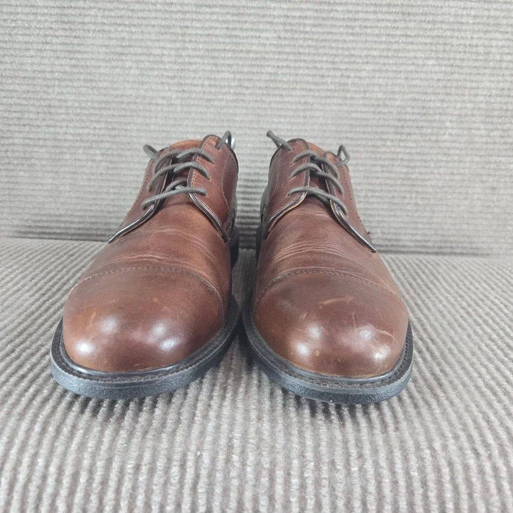 Johnston & Murphy Mens‎ 8.5M Brown XC4 Waterproof Leather Cap Toe Derby 20-7074